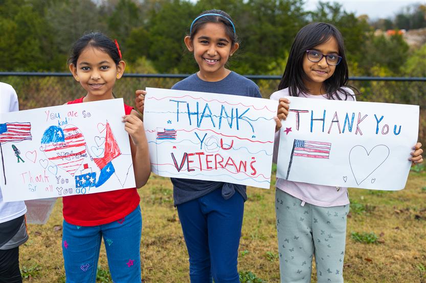Schools celebrate Veterans Day